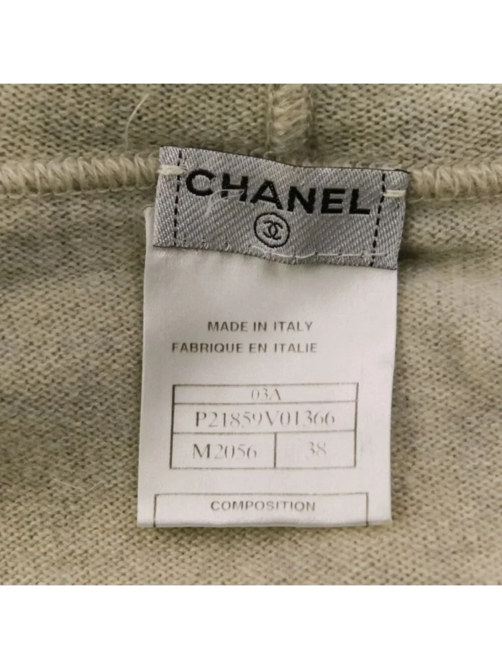 Chanel 03A Sweater Gray